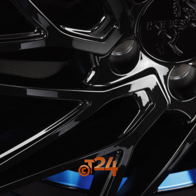KESKIN Velgen - KT20 FUTURE Black Painted Blue Inside (BPBI) - 19 inch