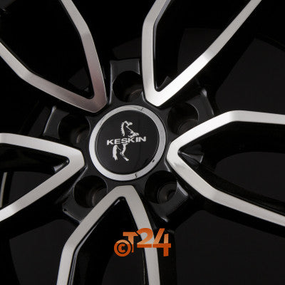 KESKIN Velgen - KT21 ELEGANT Black Front Polished (BFP) - 17 inch
