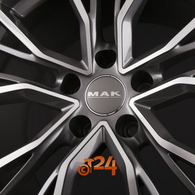 MAK Velgen - UNION Gun Metal Mirror Face - 22 inch