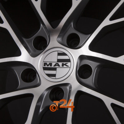 MAK Velgen - MONACO Gun Metal Mirror Face - 21 inch