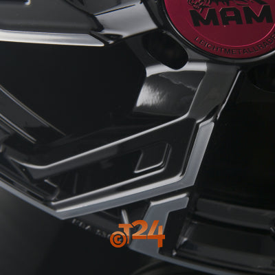 MAM Velgen - MAM RS5 Black Front Polish  - 17 inch