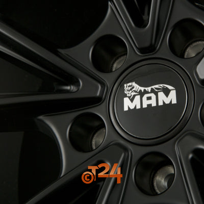 MAM Velgen - MAM A5 Matt Black Painted  - 19 inch