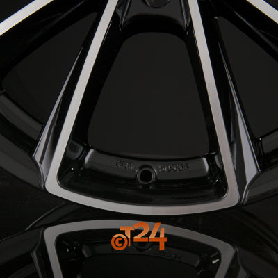 MAM Velgen - MAM A5 Black Front Polished  - 19 inch