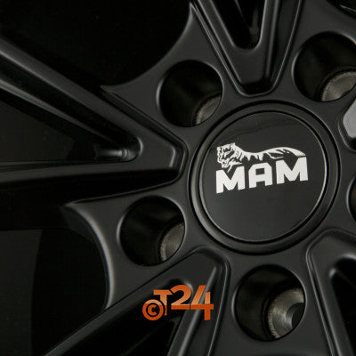 MAM Velgen - MAM A5 Matt Black Painted  - 18 inch
