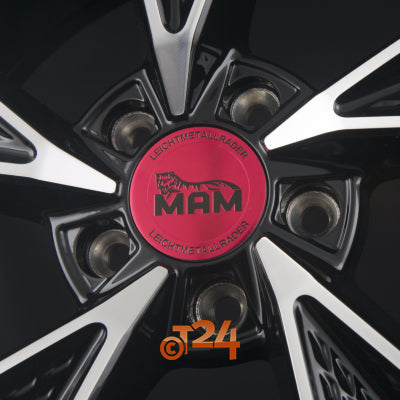 MAM Velgen - MAM RS6 Black Front Polish  - 20 inch
