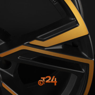 MAM Velgen - MAM RS5 Matt Black Front Copper  - 18 inch