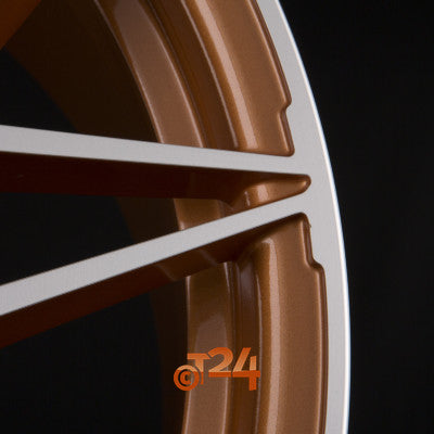 MAM Velgen - MAM B2 Orange Front Polished  - 20 inch