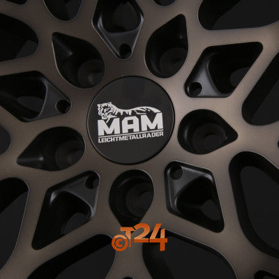MAM Velgen - MAM B2 Bronze Red Inside  - 20 inch