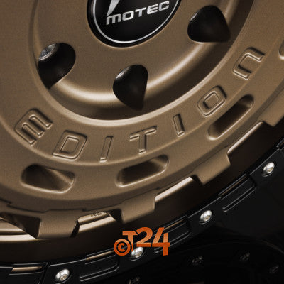 MOTEC Velgen - R-CROSS (MOF1) Matt Bronze Ring Matt Schwarz - 17 inch