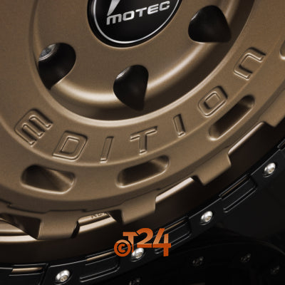 MOTEC Velgen - R-CROSS (MOF1) Matt Bronze Ring Matt Schwarz - 18 inch