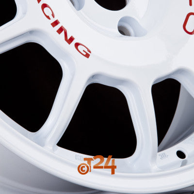 OZ Velgen - LEGGENDA Race White + Red Lettering - 17 inch