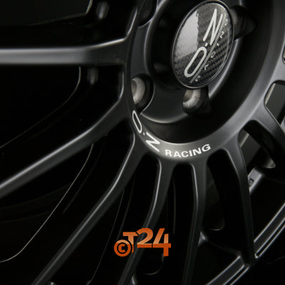 OZ Velgen - SUPERTURISMO LM Matt Black + Silver Lettering - 18 inch
