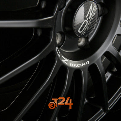 OZ Velgen - SUPERTURISMO LM Matt Black + Silver Lettering - 19 inch