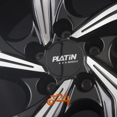 PLATIN Velgen - P 107 Diamant Schwarz Frontpoliert - 19 inch
