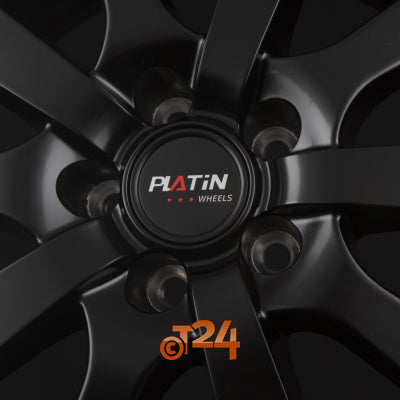 PLATIN Velgen - P 58 Matt Black - 17 inch