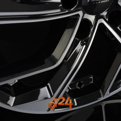 PLATIN Velgen - P 116 Black Polished - 20 inch