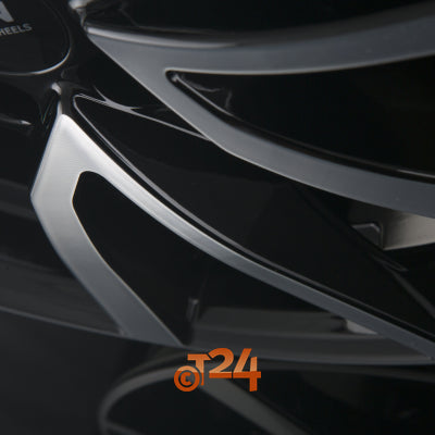 PLATIN Velgen - P 95 Diamant Schwarz Frontpoliert - 17 inch