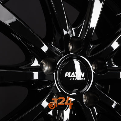 PLATIN Velgen - P 69 Black Shiny - 17 inch