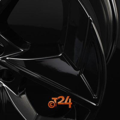 PLATIN Velgen - P 104 Glossy Black - 18 inch