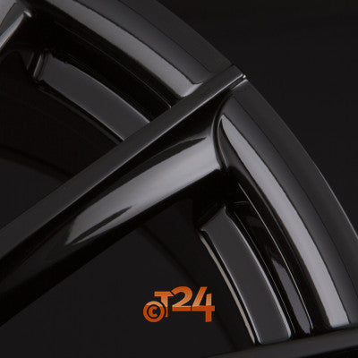 PLATIN Velgen - P 74 Black Shiny - 18 inch