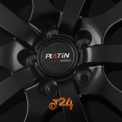 PLATIN Velgen - P 58 Matt Black - 16 inch