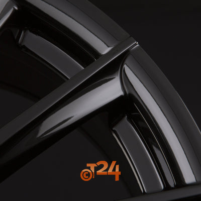PLATIN Velgen - P 74 Black Shiny - 18 inch
