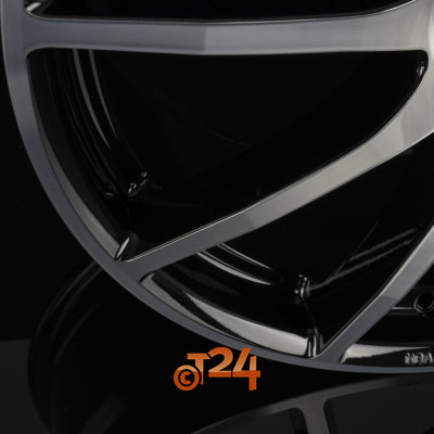 PLATIN Velgen - P 113 Black Polished - 20 inch