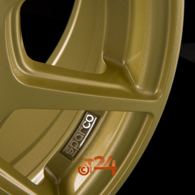 SPARCO Velgen - TERRA Race Gold + Blue Lettering - 17 inch