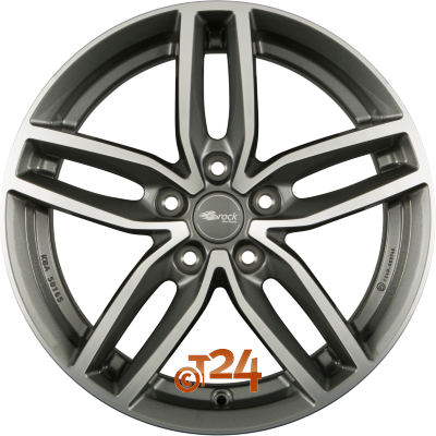 BROCK Velgen - RC29 Himalaya Grey Voll Poliert  - 18 inch