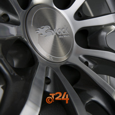 BROCK Velgen - B32 Himalaya Grey Voll Poliert  - 20 inch