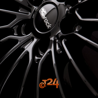 BROCK Velgen - B24-GP Schwarz Glanz Horn Poliert  - 19 inch