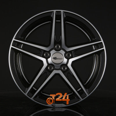 BROCK Velgen - B33 Schwarz Glanz Voll Poliert  - 18 inch