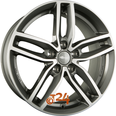BROCK Velgen - RC29 Himalaya Grey Voll Poliert  - 18 inch
