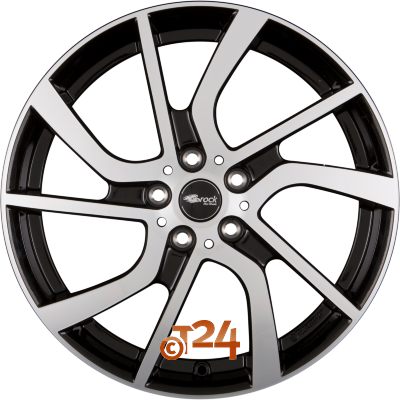 BROCK Velgen - EB1 Schwarz Glanz Voll-Poliert  - 19 inch