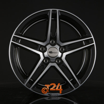 BROCK Velgen - B33 Schwarz Glanz Voll Poliert  - 19 inch