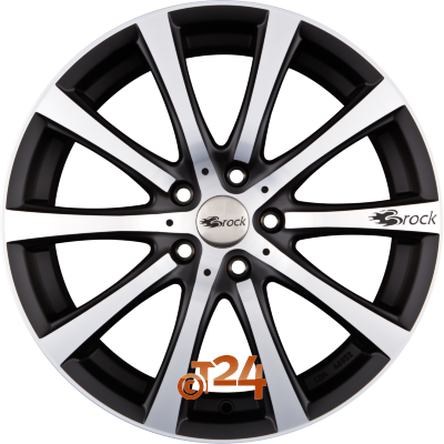 BROCK Velgen - B21 Schwarz Matt Voll Poliert  - 18 inch