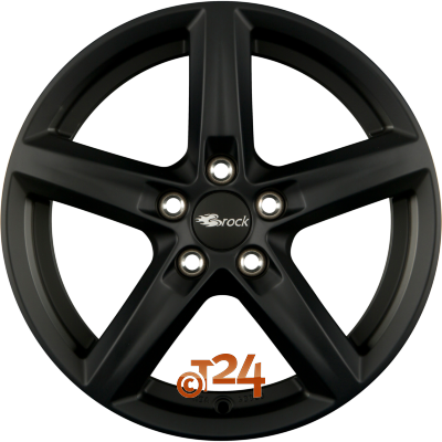 BROCK Velgen - RC24 Schwarz Klar Matt  - 16 inch