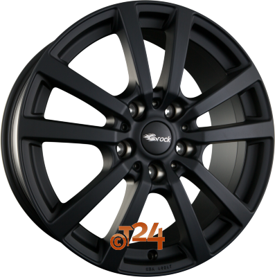 BROCK Velgen - RC25 Schwarz Klar Matt  - 17 inch