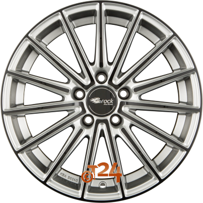 BROCK Velgen - B36 Kristallsilber Black  - 19 inch