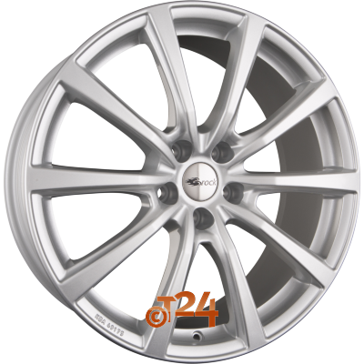 BROCK Velgen - B32 Kristallsilber  - 18 inch