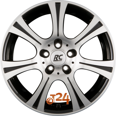 BROCK Velgen - RC15 Helios Schwarz Glanz Voll Poliert  - 16 inch