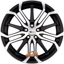 BROCK Velgen - B26 Schwarz Matt Voll Poliert  - 17 inch