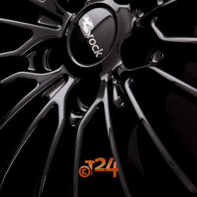 BROCK Velgen - B24-GP Schwarz Glanz Horn Poliert  - 19 inch