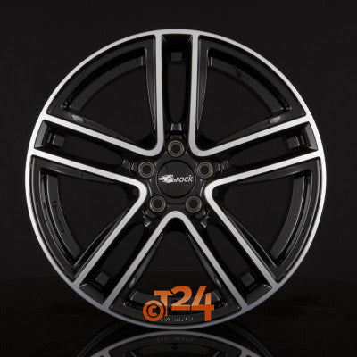 BROCK Velgen - RC27 Schwarz Glanz Voll-Poliert  - 18 inch