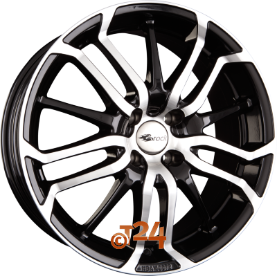 BROCK Velgen - B26 Schwarz Glanz Voll Poliert  - 19 inch