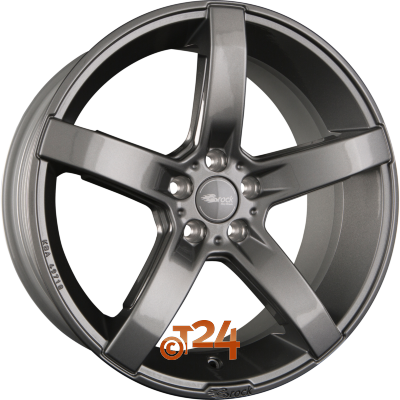 BROCK Velgen - B35 Titan Metallic  - 20 inch