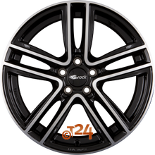 BROCK Velgen - RC27 Schwarz Glanz Voll-Poliert  - 16 inch
