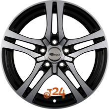 BROCK Velgen - RC26 Schwarz Glanz Voll Poliert  - 16 inch