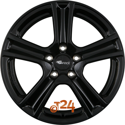 BROCK Velgen - RC19 Schwarz Glanz  - 15 inch