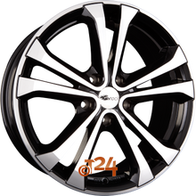 BROCK Velgen - RC17 Ventura Schwarz Glanz Voll Poliert  - 20 inch